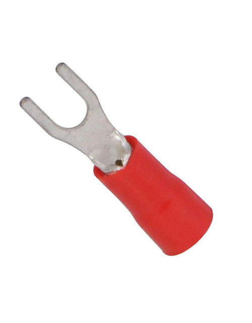 Pre-insulated fork terminal PVC 1.5MM diameter 4 100PCS