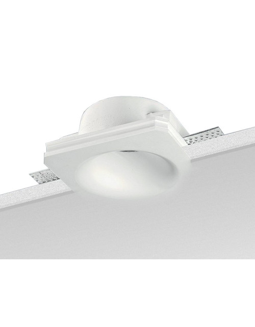 Recessed spotlight in Gesso Nobile round White