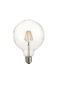 Lampadina globo E27 LED 12W resa 120W lampada palla vetro luce