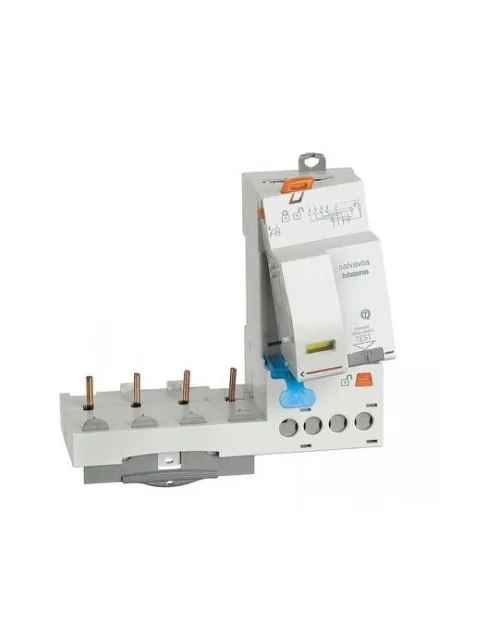 Bloc disjoncteur différentiel Bticino 4P AC 32A 500mA 2 modules