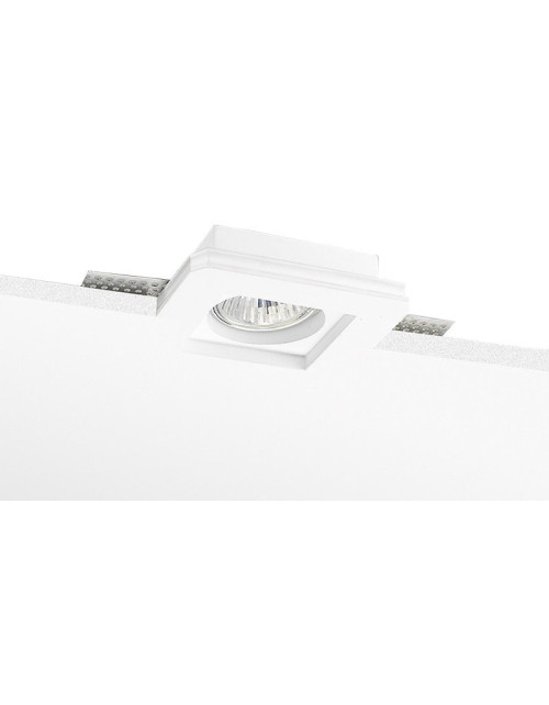 Noble Recessed Spotlight Square Chalk retractable 9108