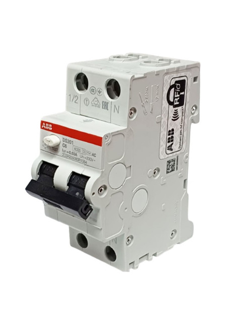 ABB 1P+N 6A Differential-Leistungsschalter 2 AC-Module