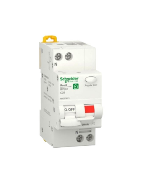 Schneider différentiel magnéto-thermique 25A 30MA 1P+N AC 4,5KA 2 Modules