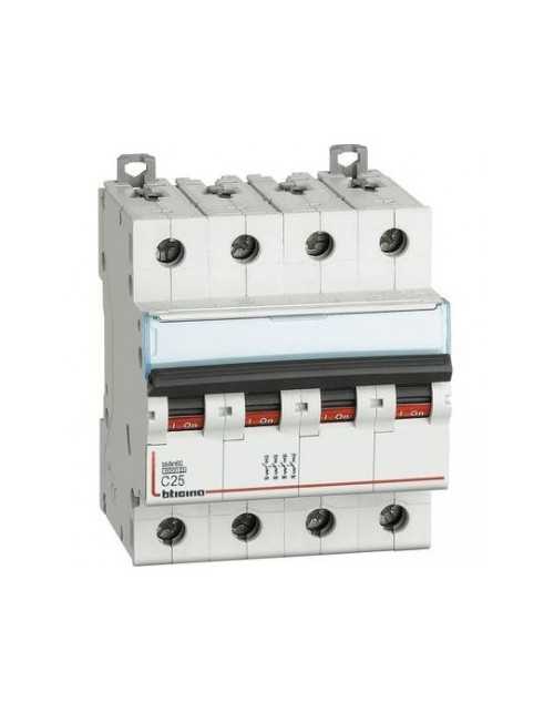 Bticino 4P 25A thermischer Magnetschalter