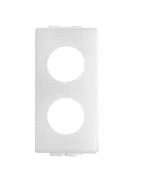 White Fracarro adapter for Vimar Plana demix sockets 280812