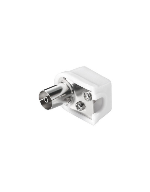 Master coaxial TV plug shielded female square 9.5 mm 00593-F