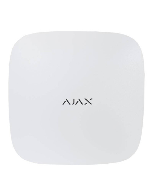 Ajax HUB2 4G 2 SIM-Einbruchmeldezentrale mit Fotoverifizierungsunterstützung Weiß 33152