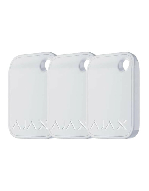 Kit 3 White Proxi Ajax Keyrings for Wirelles Keypadplus 23526 Keyboard