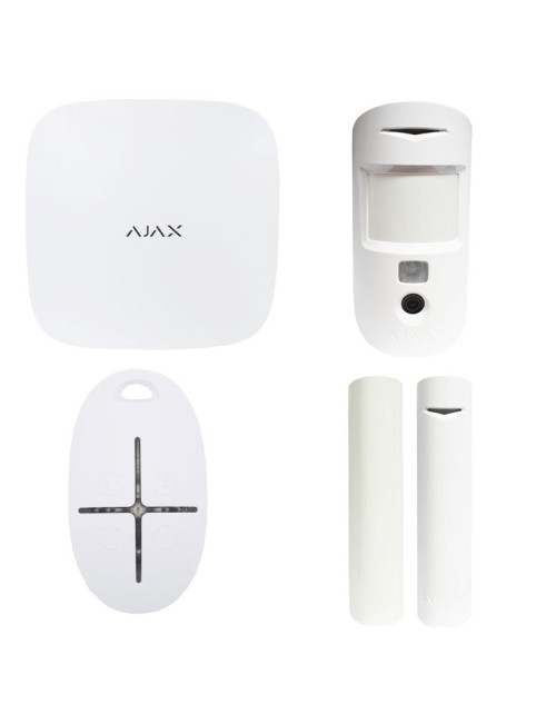 Ajax Cam Starter Kit KIT mit HUB2 100 Zone White Steuereinheit 20293