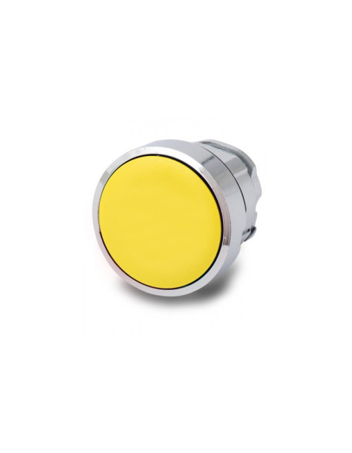 Bouton de décharge jaune de la tête Telemecanique