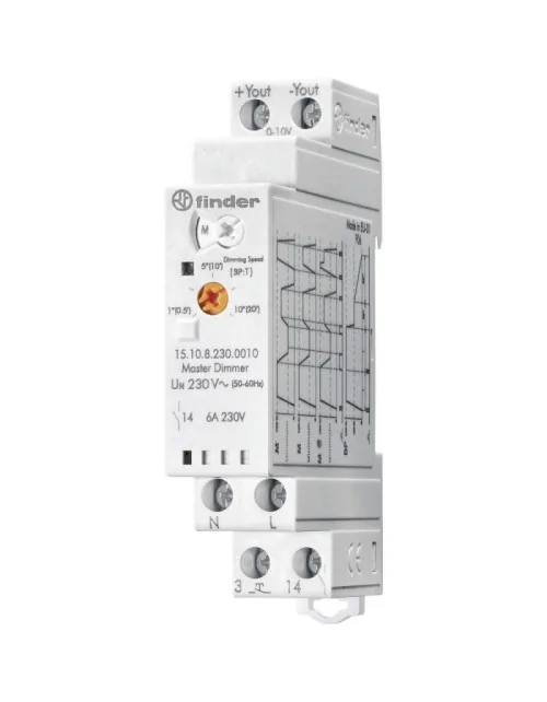 Dimmer electrónico Master Finder con conexión DIN 230V 15108230