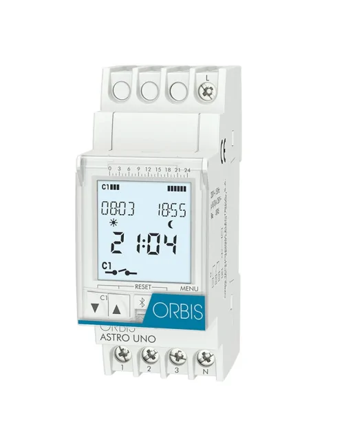 Orbis ASTRO UNO switch with 1 digital astronomical relay 2 modules