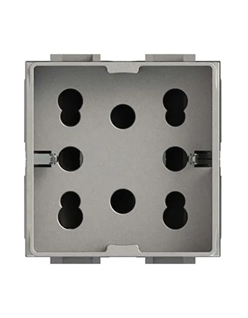 Prise électrique universelle Side 4Box 2 modules 10/16A et schuko pour LivingLight tech