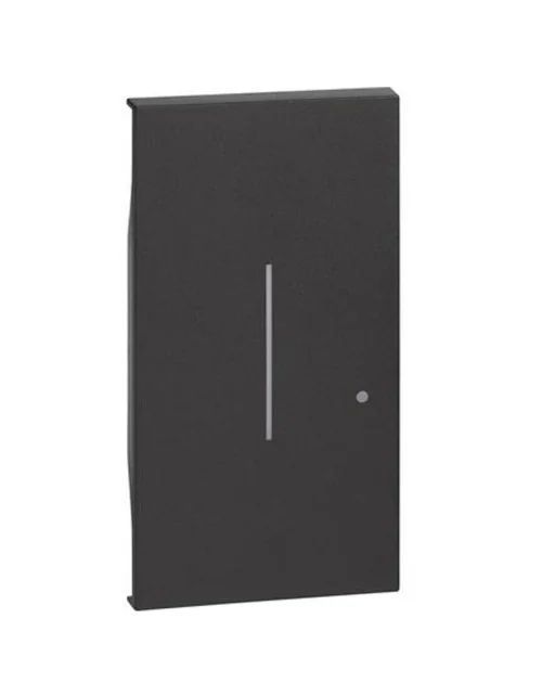 Funda Bticino Living Now negra control de luz inalámbrico KG42M2