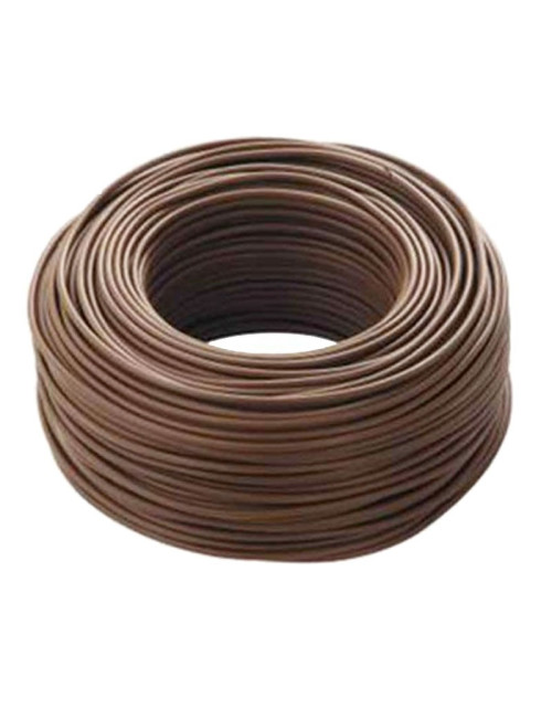 Unipolar Cord Cable 10mmq Brown 1mt