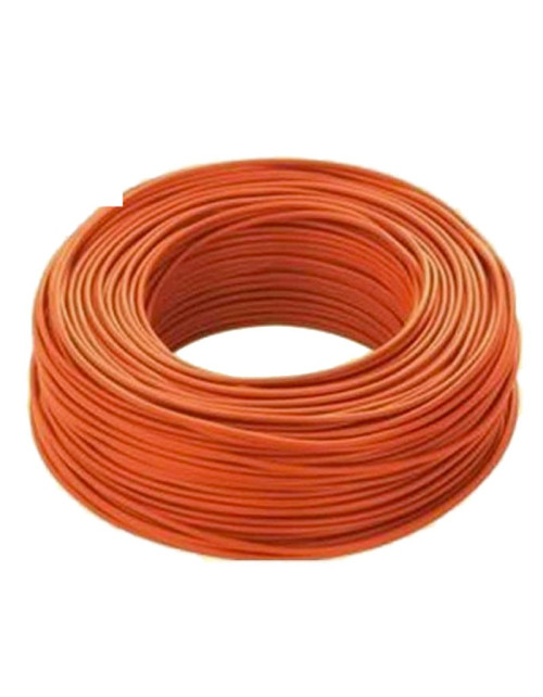 Cable unipolar cordon 1,5mmq naranja 100mt