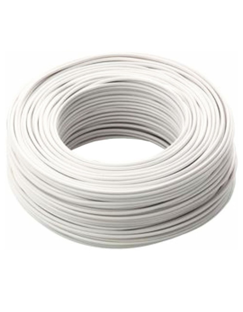 Cable unipolar cordon 1,5mmq blanco 100mt