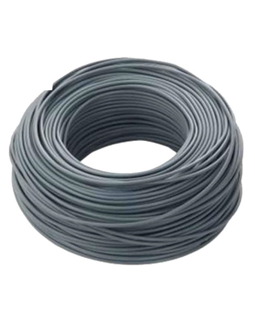 Câble unipolaire 1,5mmq gris 100mt