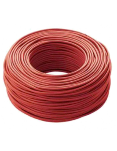 Cable unipolar cordon 1,5mmq rojo 100mt