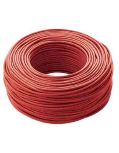 Unipolar cable cord 1,5mmq red 100mt