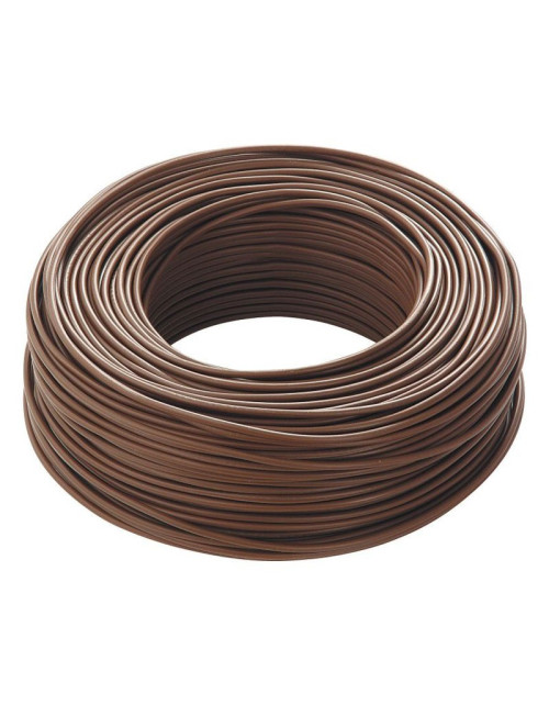 Unipolar Cord Cable 16mmq Brown 1mt