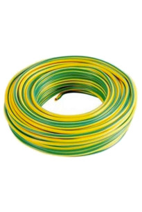 Unipolar Cordina Cable 2,5mmq CPR FS17 yellow green 100mt