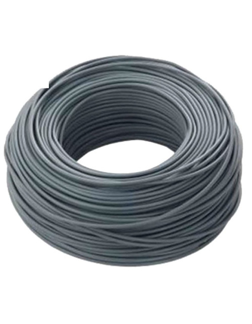 Cable unipolar cordon 6mmq gris 100mt