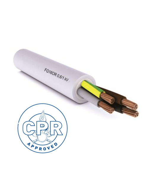 Double flameproof insulation cable 2x1.5 mmq  CPR FG7, FG16OR and FG16OM  Double Insulation Cables