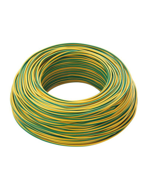 Cable FG17 1X1,5mmq 450/750V Yellow/Green 100 Meters