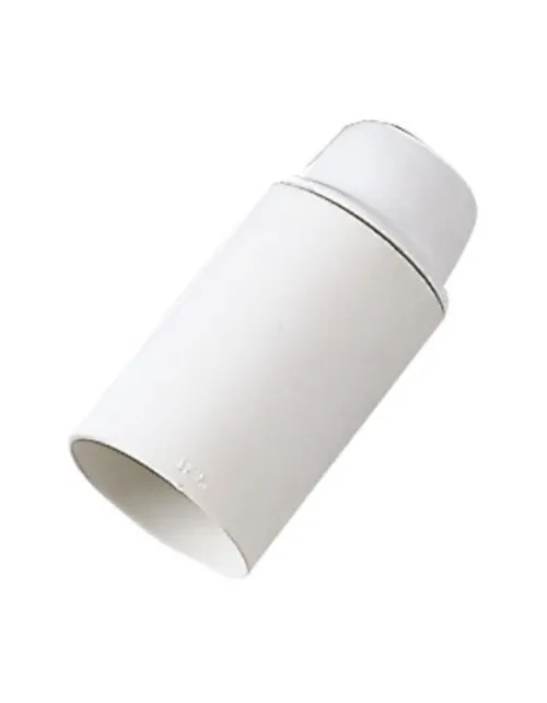 Master E14 white smooth lamp holder