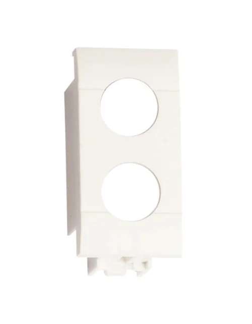 Adaptateur pour PDM00 Fracarro 2 trous Bticino Living Light blanc 280802