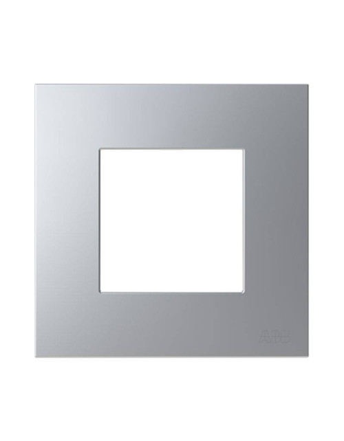 Abb Zenit Z2271.1 PL 2-Modulplatte Silber Polycarbonat Z0200PL