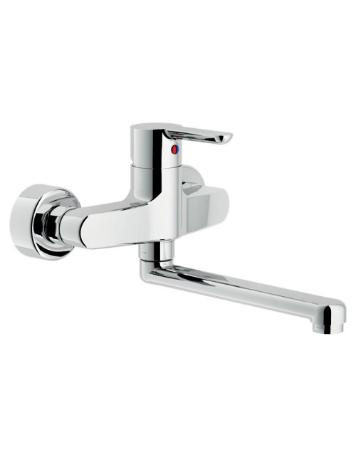 Grifo monomando de pared para lavabo Nobili Chrome AB87115 CR