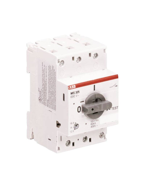 Interruptor de protección de motor Abb MS325 12.5 - 16A 2.5 Módulos