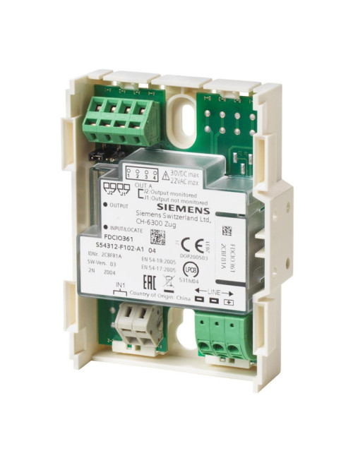 Module entrée-sortie Siemens Cerberus FIT FDCIO361