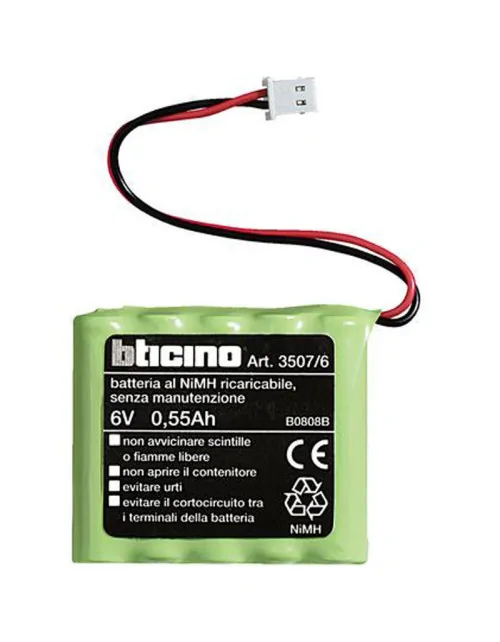 Battery for Internal Siren and Bticino Burglar Alarm Control Units