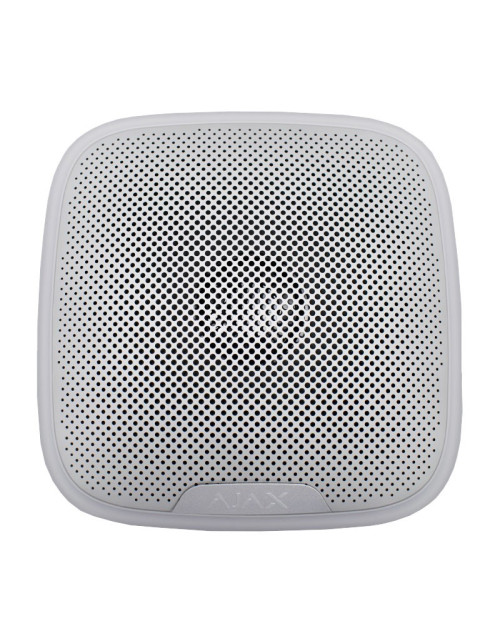 White AJAX Outdoor Wireless Siren AJ-STREETSIREN-W