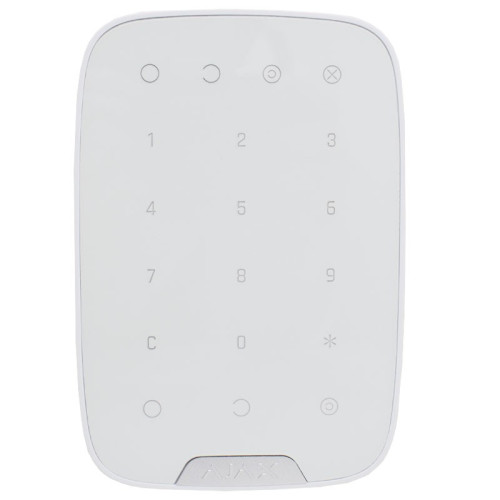 Ajax Wireless Burglar Alarm Kit with Hub2 plus 4G 2 SIM WI-FI + PIR White control unit