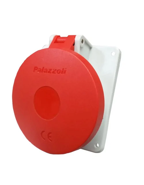 Palazzoli CEE industrial socket for panel 3P+N+E 32A 400V IP44