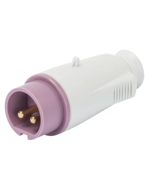 Enchufe móvil Gewiss 2P 16A IP44 violeta 24V