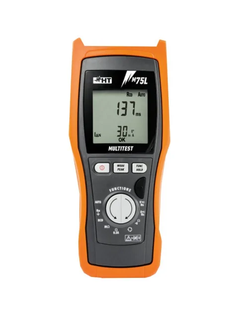 HT Italia CEI 64-8 Safety Testing Tool with TRMS Multimeter Functions M75L