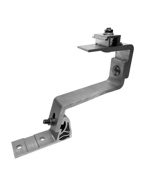 Aluminum hook with 2 adjustments Fischer GTA 2 for photovoltaics