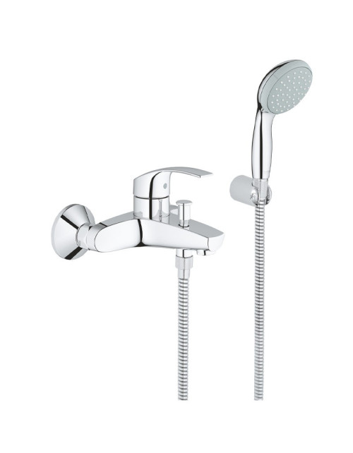 Grohe EUROSMART Chrom-Badewannen-Brausebatterie 3330220A