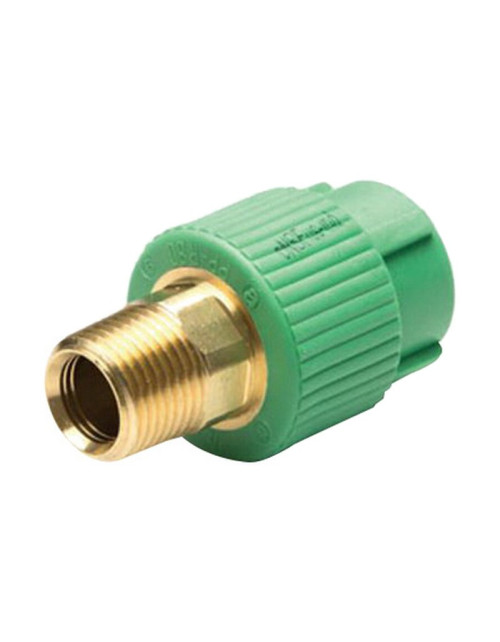 Conexión M Aquatherm D 110 X 4" rosca latón 0021327