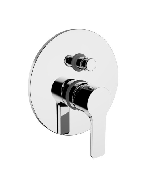 Plate and lever for Teorema GOODLIFE shower with chromed diverter 86017110001