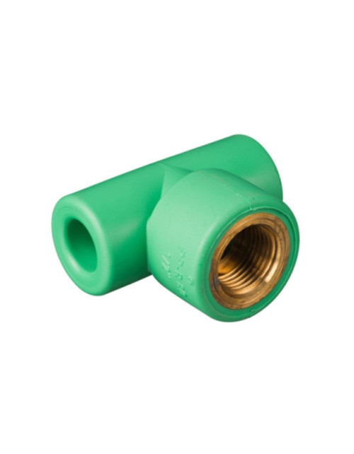 Pieza en T Aquatherm FD 20 X 1/2" rosca latón 0025006