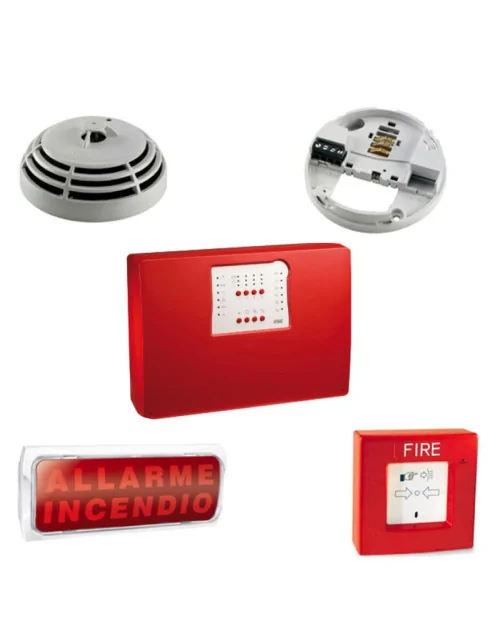 Kit de lutte contre l'incendie conventionnel Urmet 1043/922