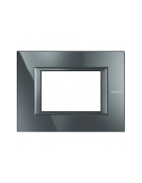 BTicino HA4803HS Axolute | Plaque de recouvrement 3 modules anthracite