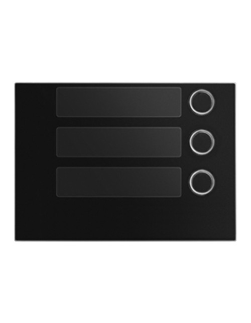 Urmet Alpha Front Panel with 3 Black Buttons