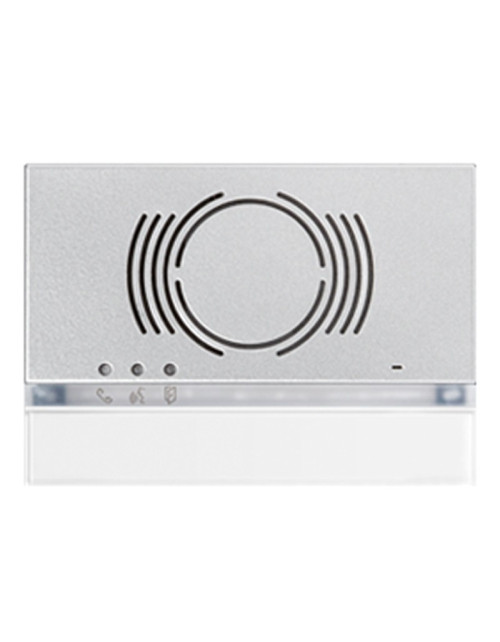 White Urmet Alpha front panel for audio speech unit